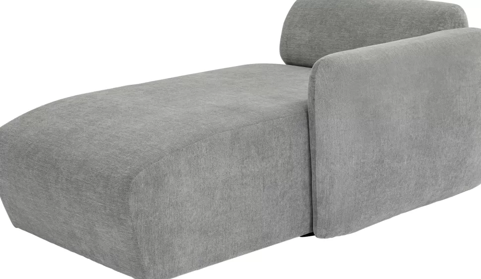 Szezlongi | Sofy Modułowe-KARE Design Moduł Szezlong Szary Prawy 90x158 Cm