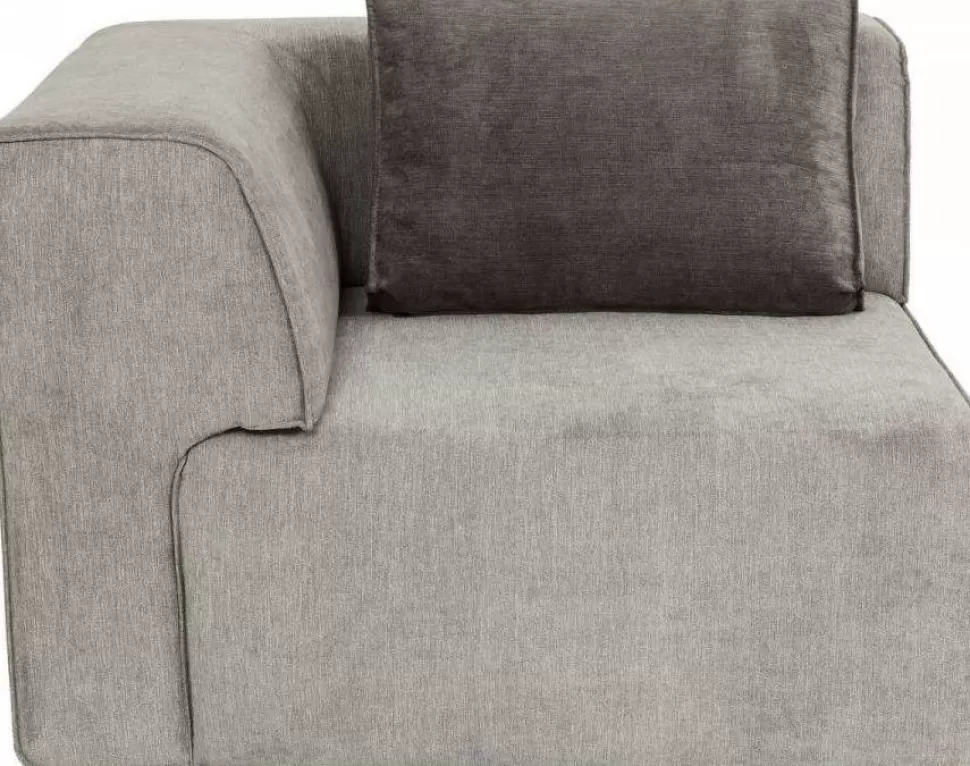 Sofy Modułowe | Narożniki-KARE Design Narożnik Infinity Chenille 100x100 Cm Lewy Szary