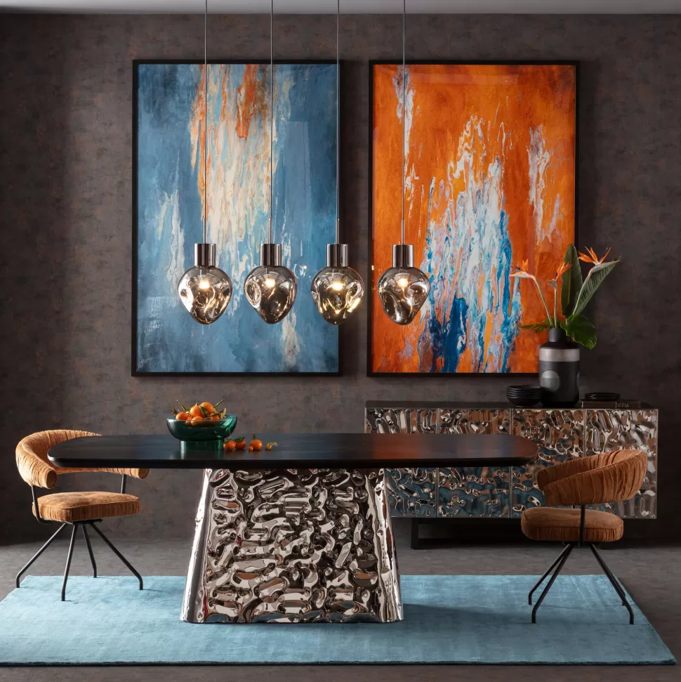 Obrazy-KARE Design Obraz Abstrakcyjny Do Salonu Pomarańczowy Duży 120x180 Cm