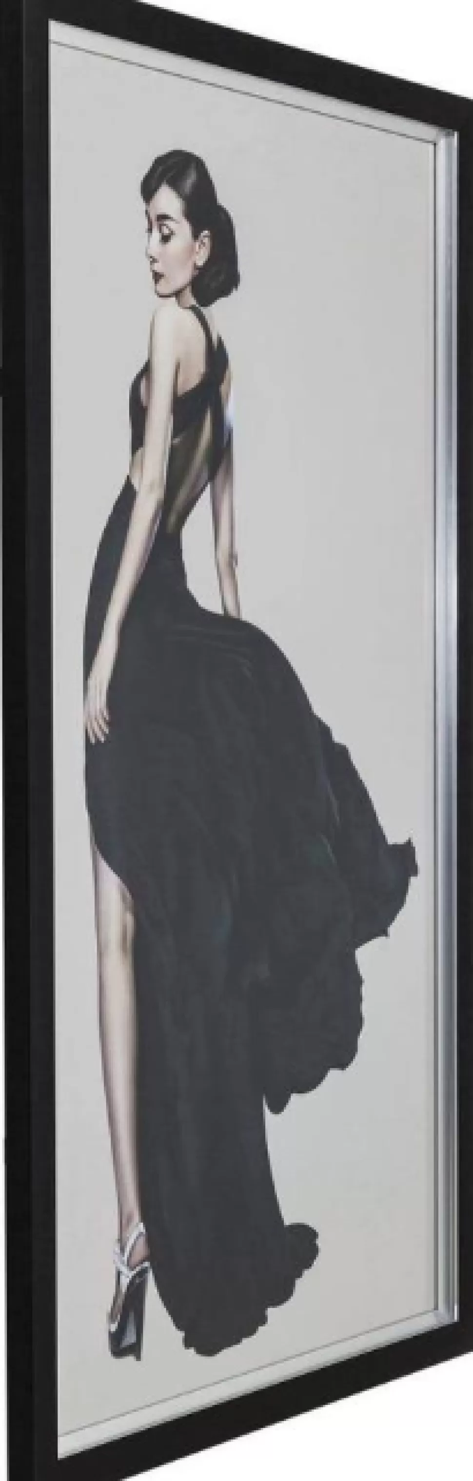 Obrazy-KARE Design Obraz Audrey 108x172 Cm Czarno-biały