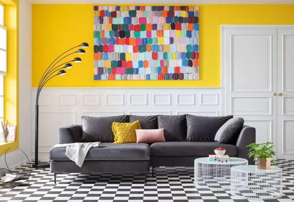 Obrazy-KARE Design Obraz Colorful Dots 200x140 Cm