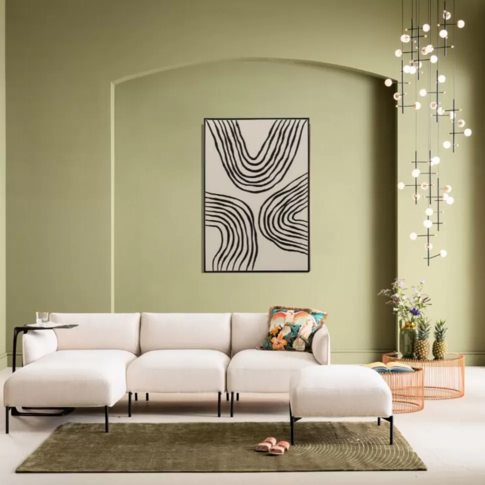 Obrazy-KARE Design Obraz Do Salonu Artystyczne Wzory Czarne 73x113 Cm