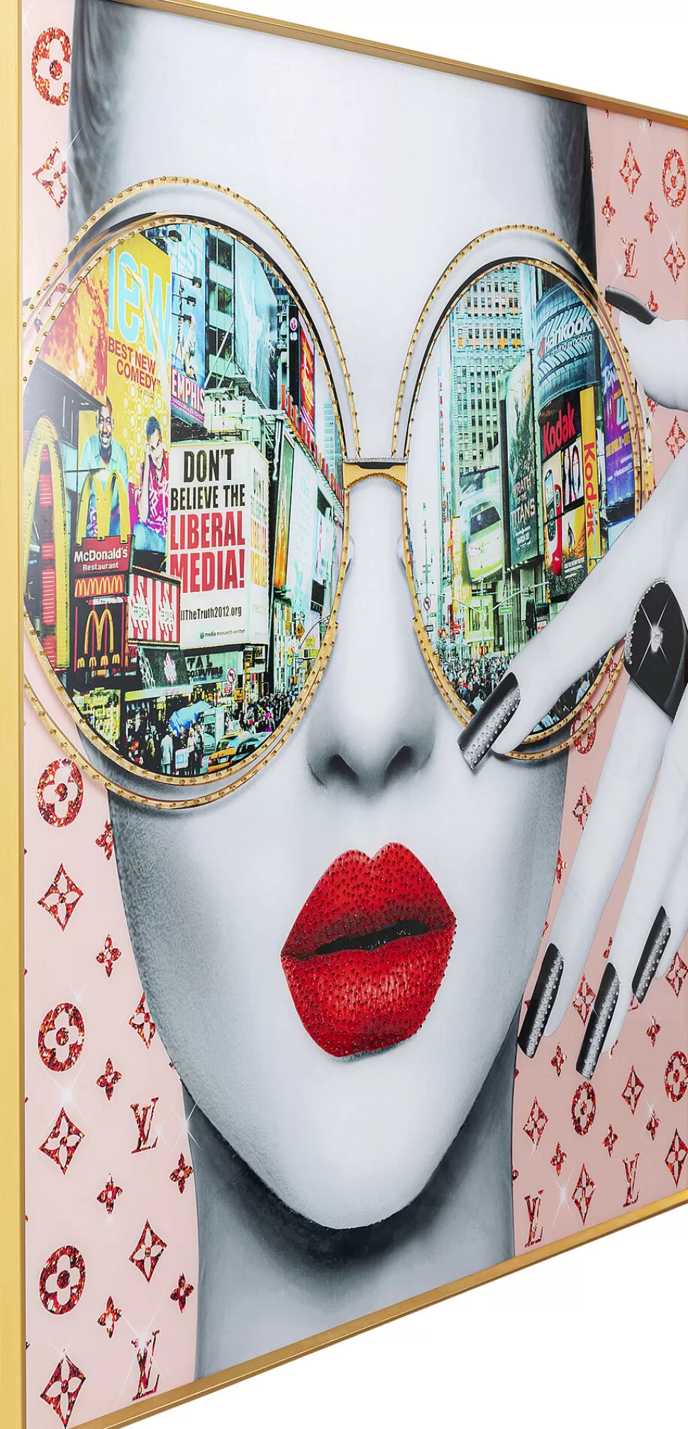 Obrazy-KARE Design Obraz Do Salonu Nowoczesny Times Square 120x120 Cm