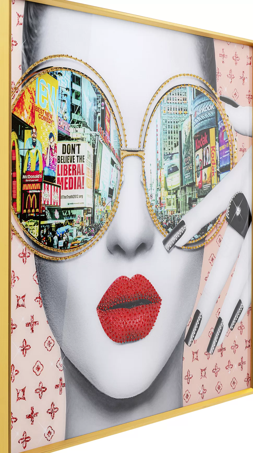 Obrazy-KARE Design Obraz Do Salonu Nowoczesny Times Square 80x80 Cm