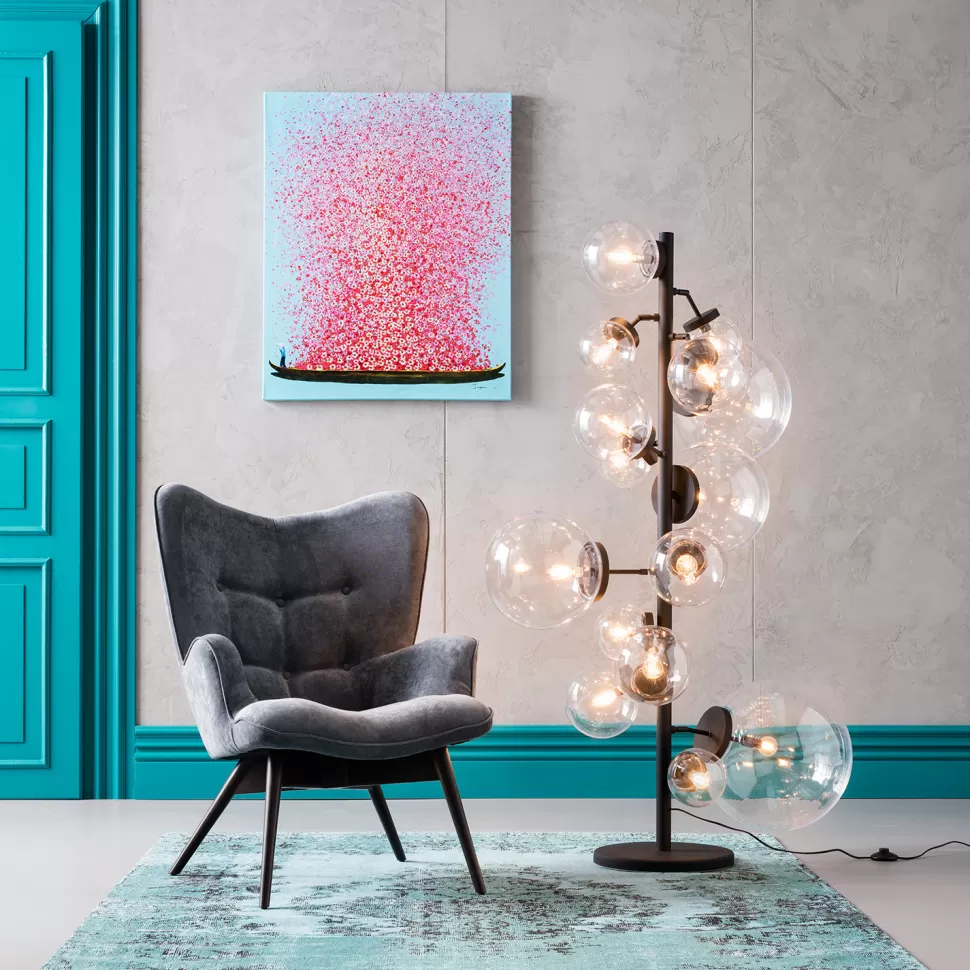 Obrazy-KARE Design Obraz Touched Flower Boat 80x100 Cm Kolorowy