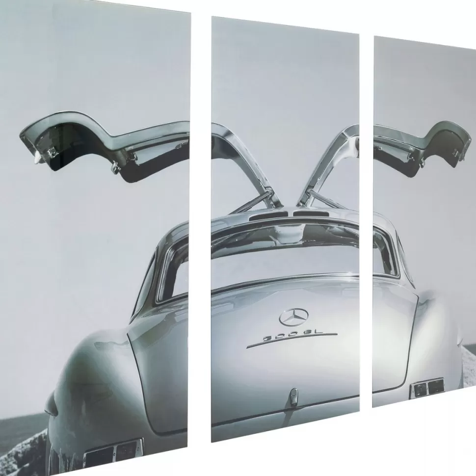 Obrazy-KARE Design Obraz Triptychon Oldtimer Back 240x160 Cm