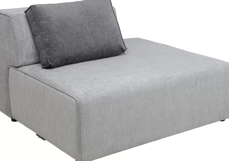 Sofy Modułowe-KARE Design Otoman Infinity Chenille 120x100 Cm Szary