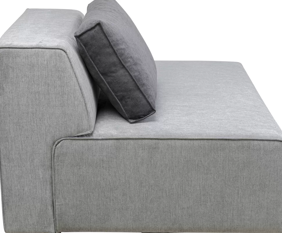 Sofy Modułowe-KARE Design Otoman Infinity Chenille 120x100 Cm Szary