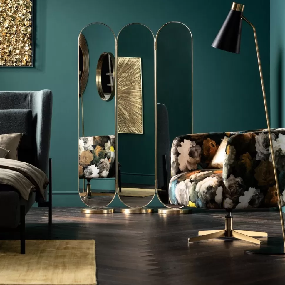Parawany-KARE Design Parawan Swing 105x170 Cm Złoty