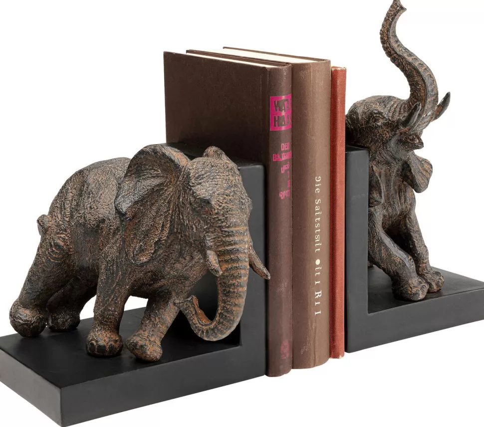 Podpórki Na Książki-KARE Design Podpórki Na Książki Elephants Big (2-set)