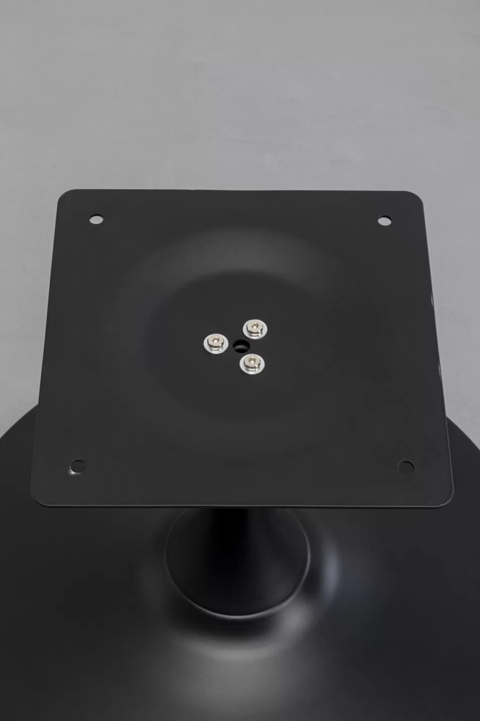 Stoliki Kawowe-KARE Design Podstawa Stolika Kawowego Stalowa Czarna Ø60 Cm