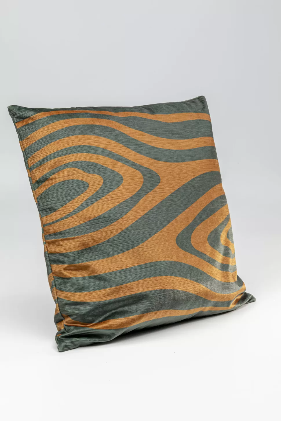 Poduszki Dekoracyjne-KARE Design Poduszka Dekoracyjna Abstract Shapes 45x45 Cm Zielono-brązowa