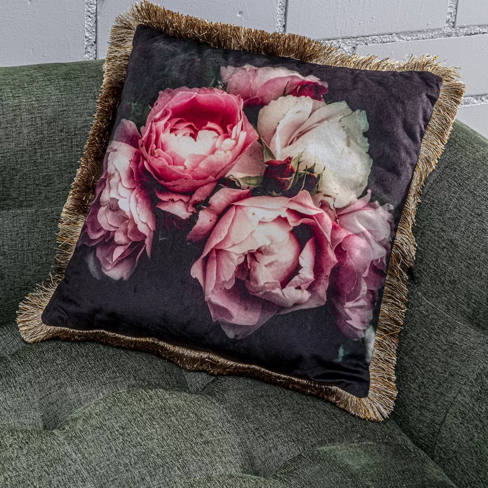 Poduszki Dekoracyjne-KARE Design Poduszka Dekoracyjna Blush Roses 45x45 Cm Kolorowa