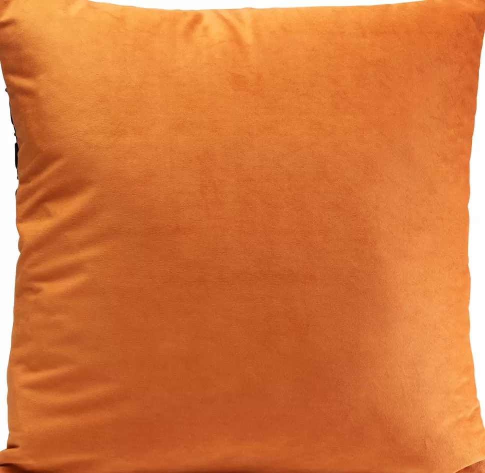 Poduszki Dekoracyjne-KARE Design Poduszka Dekoracyjna Czarno-pomarańczowa Nowoczesna 45x45 Cm