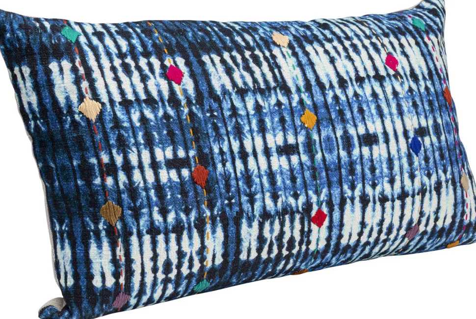 Poduszki Dekoracyjne-KARE Design Poduszka Dekoracyjna Desna Patchwork Blue 60x35 Cm