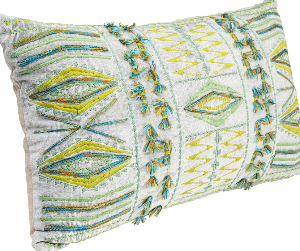 Poduszki Dekoracyjne-KARE Design Poduszka Dekoracyjna Desna Patchwork Green 60x35 Cm