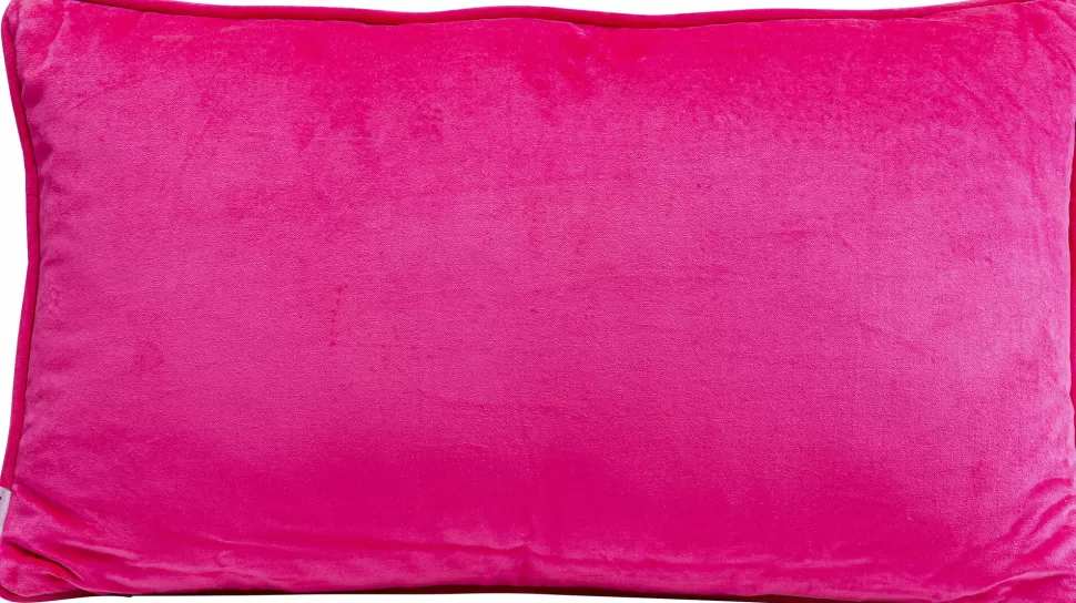 Poduszki Dekoracyjne-KARE Design Poduszka Dekoracyjna Różowa Aksamitna Z Napisem Queen 60x35 Cm
