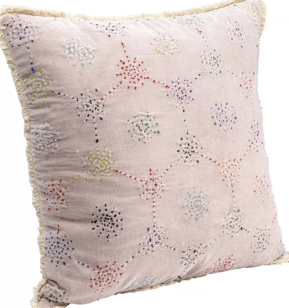Poduszki Dekoracyjne-KARE Design Poduszka Dekoracyjna Różowa Z Kolorowymi Wzorami 45x45 Cm