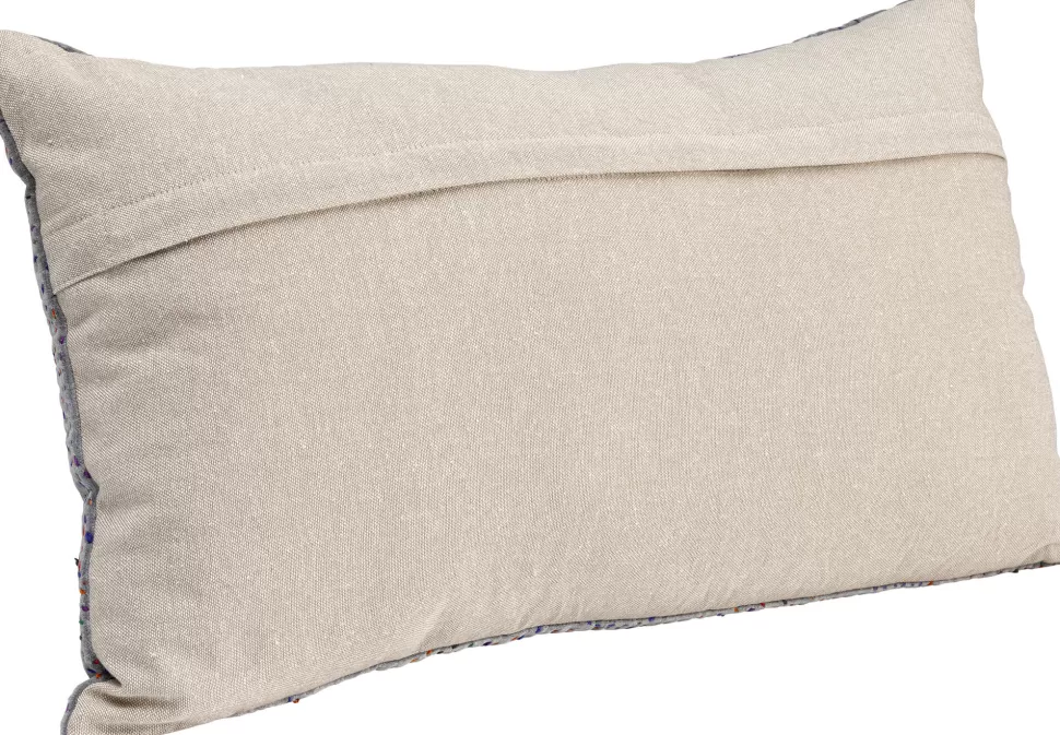 Poduszki Dekoracyjne-KARE Design Poduszka Dekoracyjna Szara Z Kolorowymi Wzorami 60x35 Cm