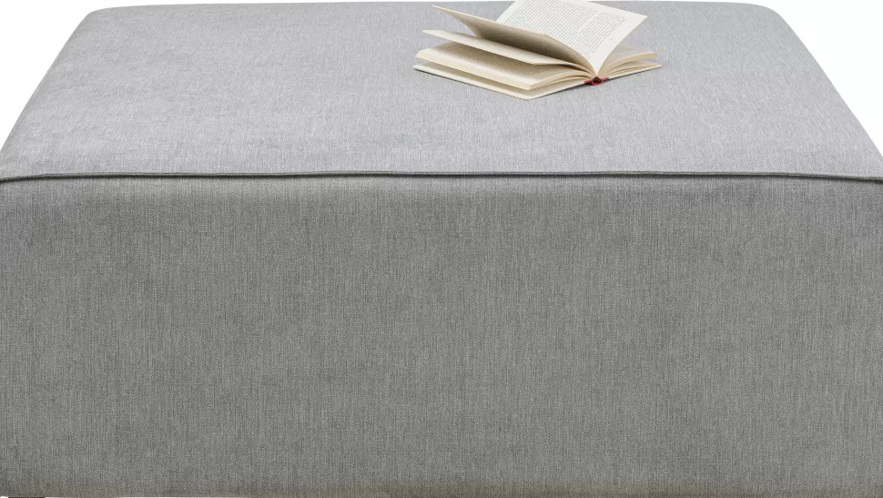 Pufy-KARE Design Pufa Infinity 100x68 Cm Szara