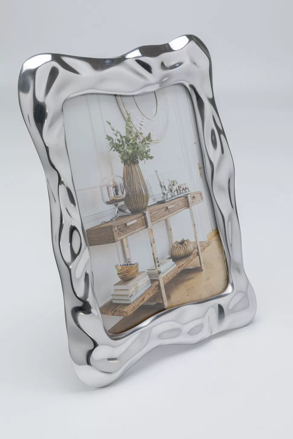 Ramki Na Zdjęcia-KARE Design Ramka Na Zdjęcia Jade Swing 27x34 Cm Srebrna