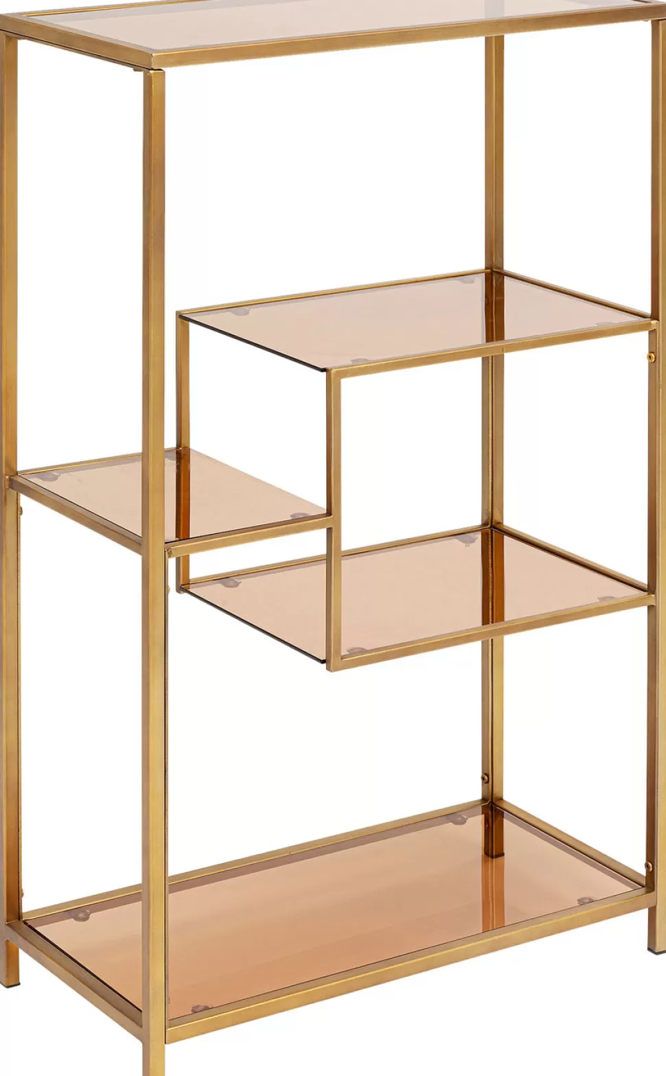 Regały-KARE Design Regał Loft 60x100 Cm Złoty