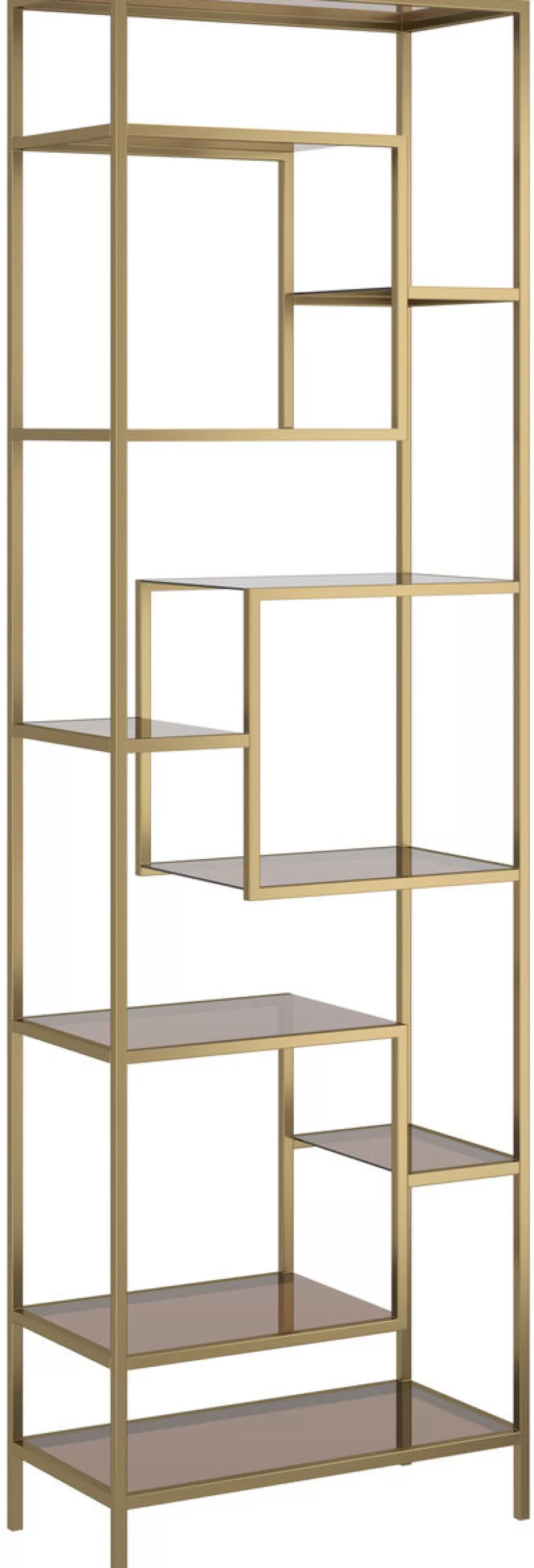 Regały-KARE Design Regał Loft 60x195 Cm Złoty