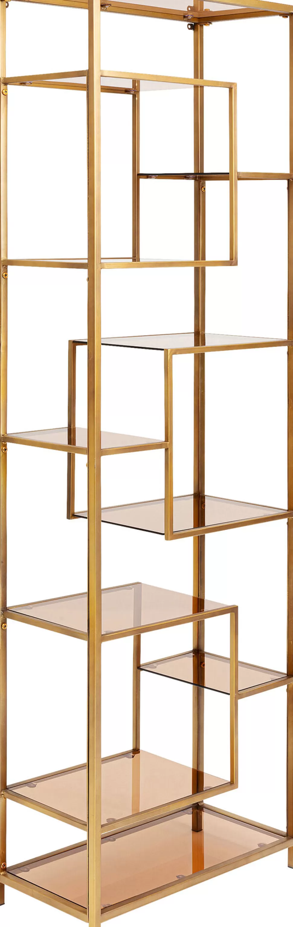 Regały-KARE Design Regał Loft 60x195 Cm Złoty