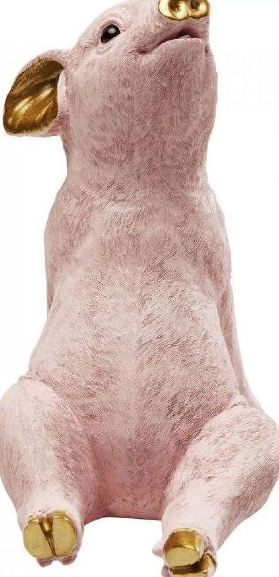 Skarbonki-KARE Design Skarbonka Chillax Pig 17x28 Cm Jasnoróżowa