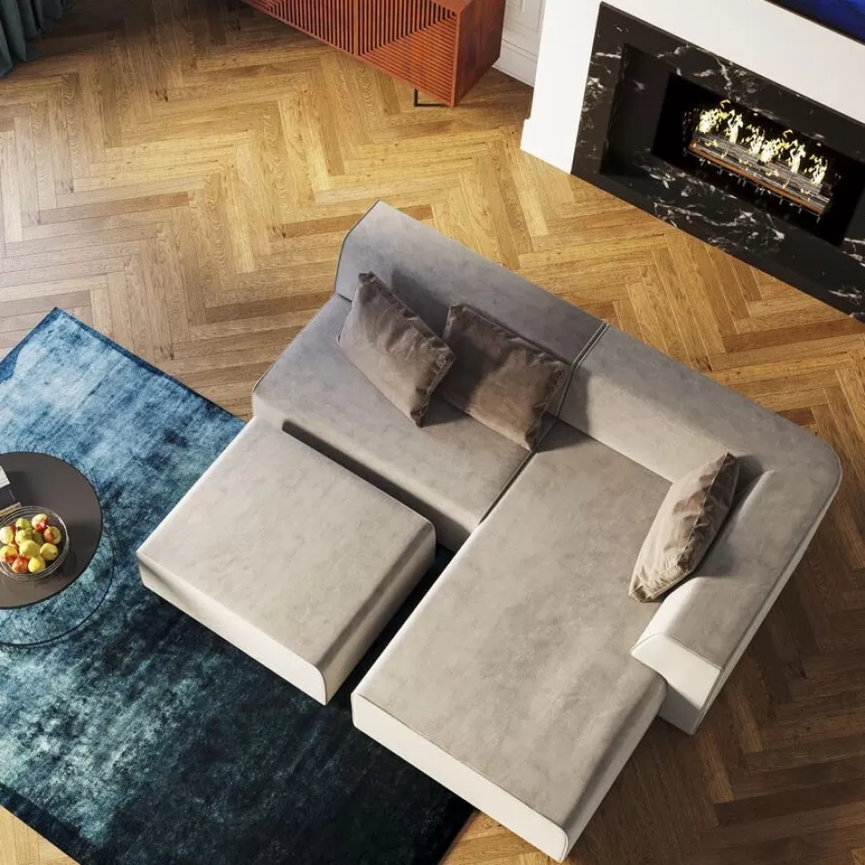 Sofy Modułowe-KARE Design Sofa Infinity Elements 120x70 Cm Szara