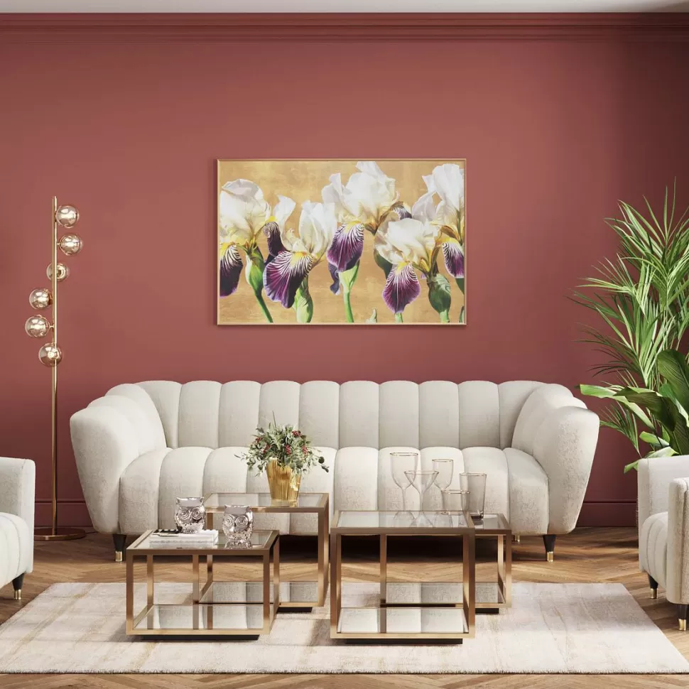 Sofy-KARE Design Sofa Spectra 3 Os. 245 Cm Biała