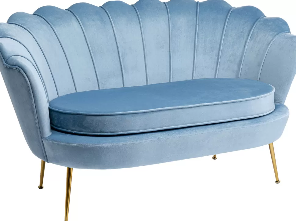 Sofy-KARE Design Sofa Water Lily 2 Os. 132 Cm Aqua