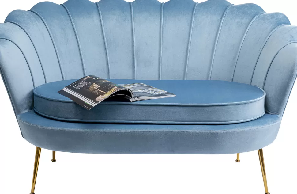 Sofy-KARE Design Sofa Water Lily 2 Os. 132 Cm Aqua