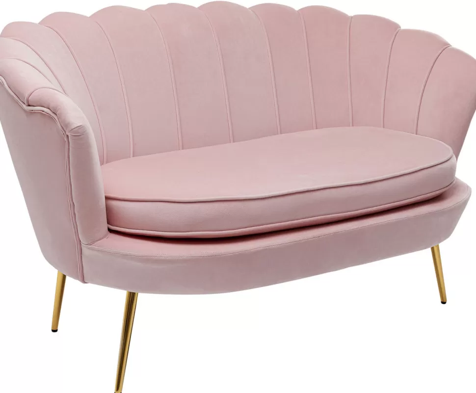 Sofy-KARE Design Sofa Water Lily 2-os. 132 Cm Jasnoróżowa