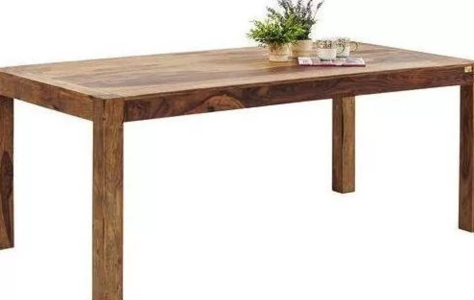 Stoły-KARE Design Stół Authentico 160x80 Cm Brązowy