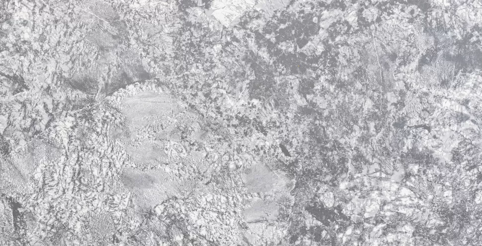 Stoły-KARE Design Stół Do Jadalni Blat Ceramiczny Odcienie Szarości Nogi Czarne Stalowe 180x90 Cm