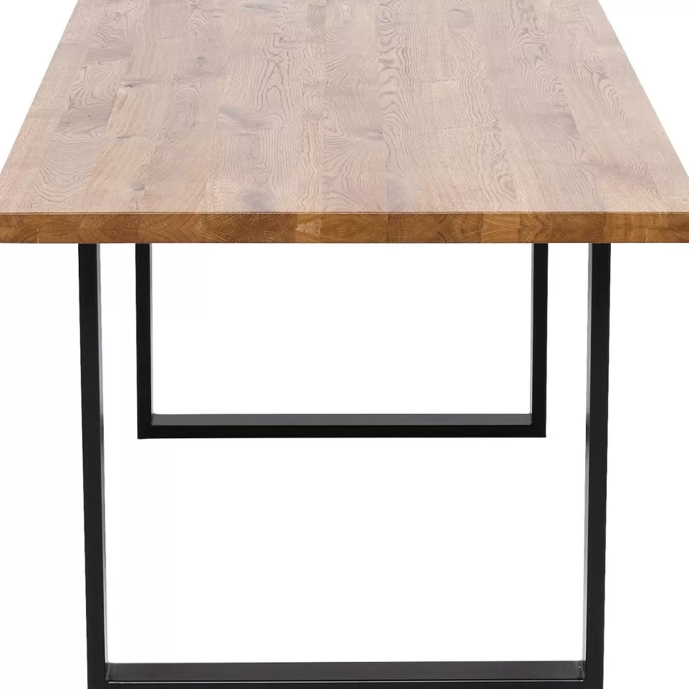 Stoły-KARE Design Stół Jackie 200x100 Cm Dąb Nogi Czarne