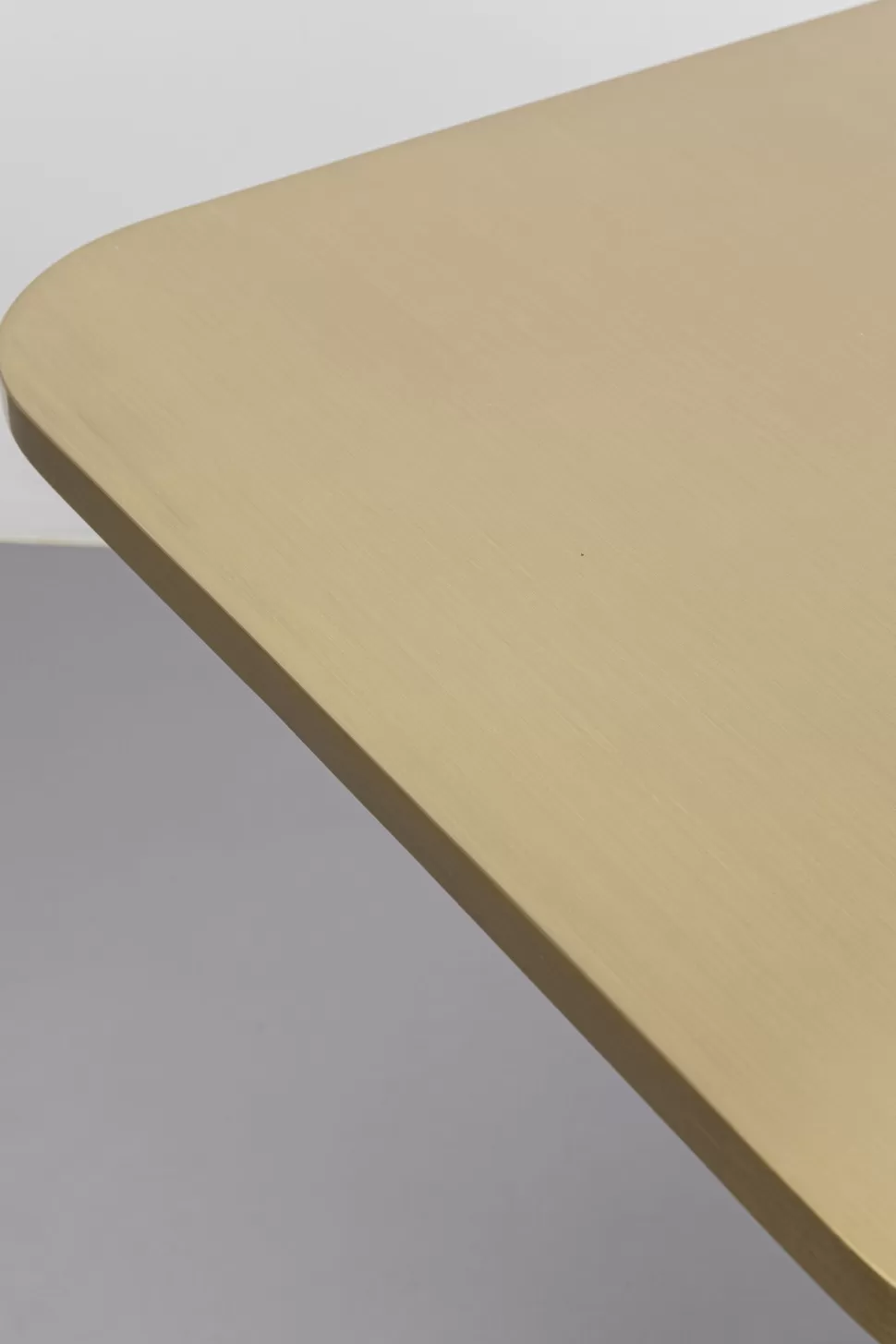 Stoły-KARE Design Stół Mały Zloty Z Kwadratowym Blatem Stal Nierdzewna 60x60 Cm