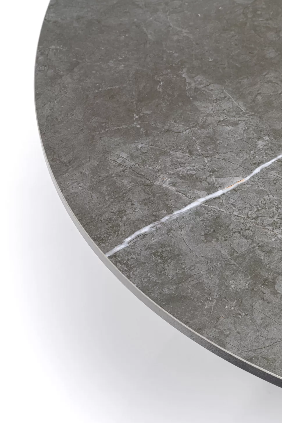 Stoły-KARE Design Stół Ogrodowy Z Ceramicznym Owalnym Blatem Noga Aluminiowa Czarna 180x120 Cm