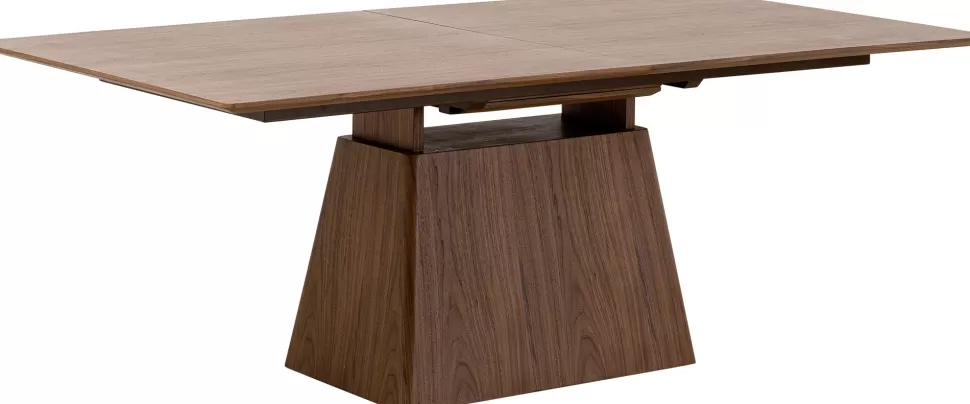 Stoły-KARE Design Stół Rozkładany Fornirowany Orzech 200-250x110 Cm