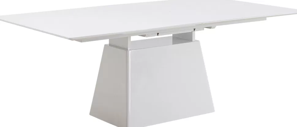 Stoły-KARE Design Stół Rozkładany Skandynawski Biały 200-250x110 Cm