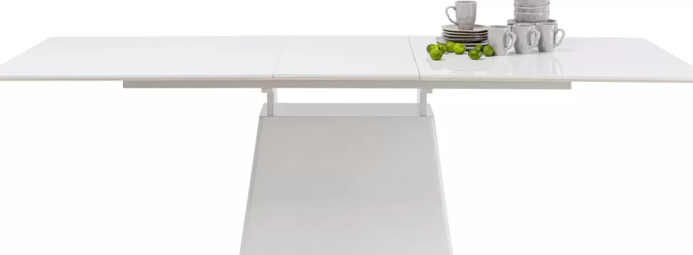 Stoły-KARE Design Stół Rozkładany Skandynawski Biały 200-250x110 Cm
