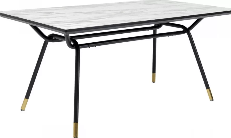 Stoły-KARE Design Stół South Beach 160x90 Cm Blat Szklany