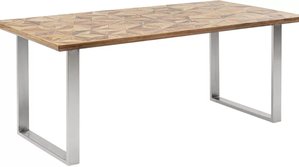 Stoły-KARE Design Stół Stars 180x90 Cm Nogi Chromowe
