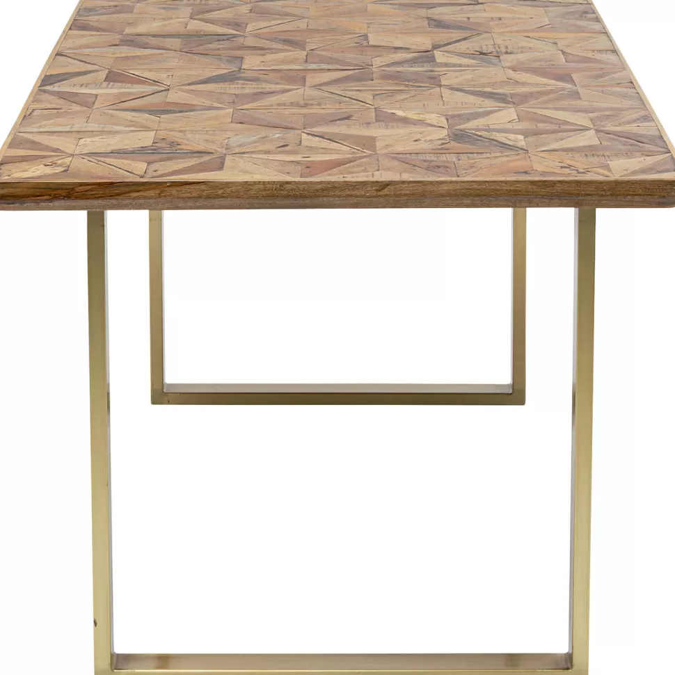 Stoły-KARE Design Stół Stars 180x90 Cm Nogi Mosiężne