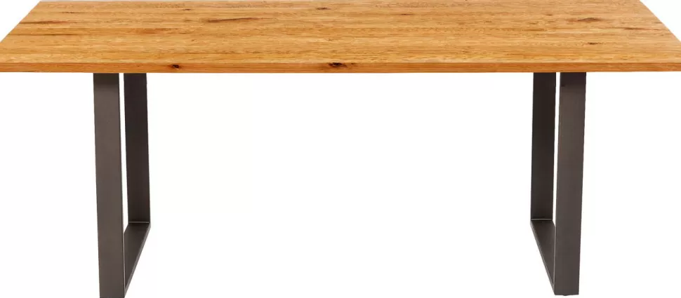 Stoły-KARE Design Stół Symphony 160x80 Cm Dąb - Nogi Stalowe