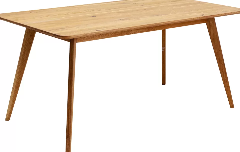 Stoły-KARE Design Stół Z Drewna Dębowego Blat Prostokątny 160x90 Cm