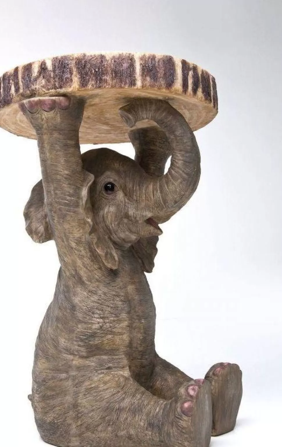 Stoliki Kawowe-KARE Design Stolik Elephant ∅36 Cm Brązowy