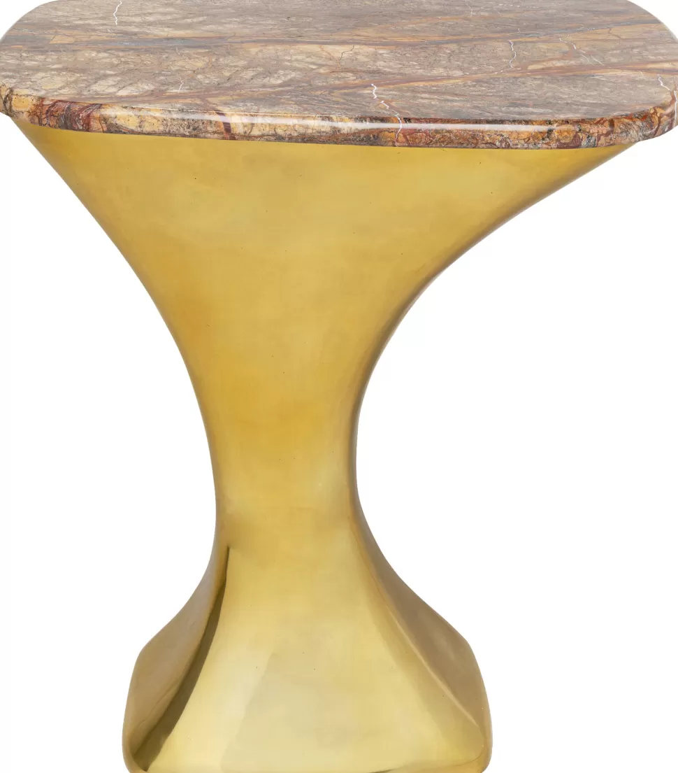 Stoliki Kawowe-KARE Design Stolik Alerio 45x55 Cm - Blat Marmur