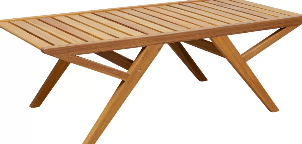 Stoliki Kawowe-KARE Design Stolik Do Ogrodu Z Drewna Akacjowego Olejowany 120x60 Cm